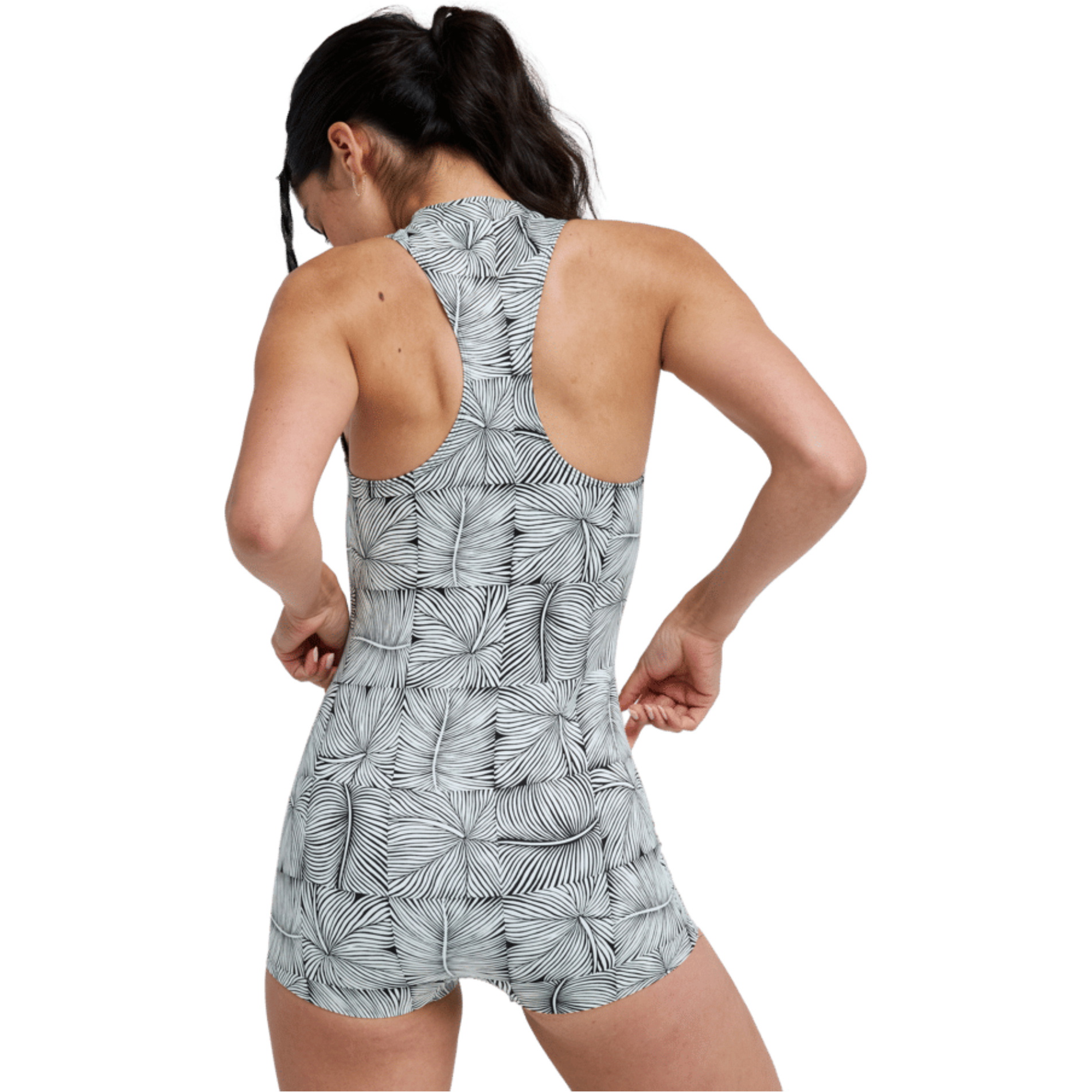 2026 Roxy Dame- Pro -surfdragt Med Boyleg ERJX103817 - Anthracite Popiscus